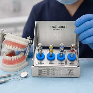 Kit Profesional de 4 Piezas de Tornillos de Expansión Ósea para Condensación Dental IRONCURE INDUSTRIES PRIVATE LIMITED Clase II 2.8mm 3.6mm 4.1mm - Product Image 3