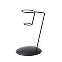 Support simple en métal noir écologique pour cornets de glace
