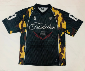 Maillots de football américain personnalisés en mesh, courts, pour équipes sportives, unisexe, grandes tailles, confortables, respirants, avec noms et numéros personnalisés - Product Image 1