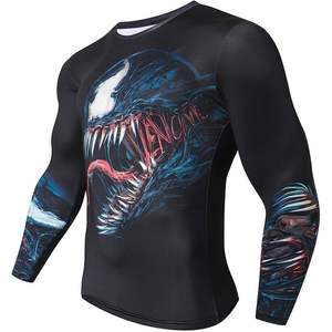 Unisex High Quality Custom Breathable BJJ <b>MMA</b> <b>Rash</b> <b>Guard</b> Customizable Breathable Jiu Jitsu Gear - Product Image 4