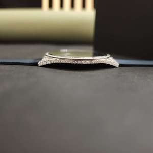 คอลเลกชันแฟชั่นที่สวยงามหรูหราสง่างามสายรัดยางเพชรนาฬิกาสแตนเลสสำหรับทุกเพศพร้อมการเคลื่อนไหวควอทซ์ญี่ปุ่น - Product Image 5