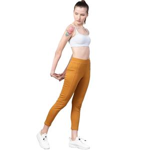 Custom <b>Women</b> Fitness Yoga Leggings Private Label Supplier Nylon Spandex 240 GSM Stretch Moisture Wicking Squat Proof <b>Tights</b> - Product Image 5
