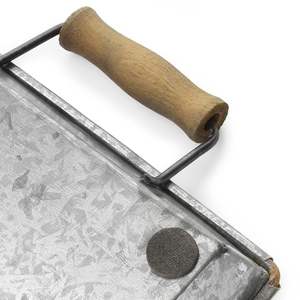 Plateau rectangulaire en métal galvanisé de luxe pour la présentation de gâteaux, décoration de cuisine en métal, plateau de service - Product Image 5