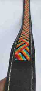 Ceinture perlée en cuir occidental véritable sur mesure de haute qualité avec métal de conception de goujon exporté d'Inde - Product Image 3