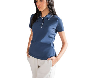 Vente de gros de polos de qualité supérieure avec logo personnalisé Vêtements de fitness confortables pour femmes Nouveau modèle de polo personnalisé OEM - Product Image 4