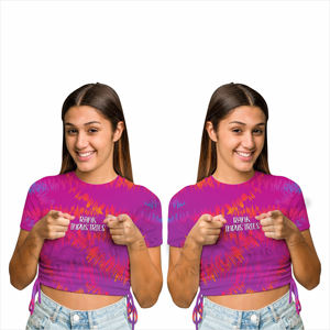 Top Corto Ligero para Mujer, Tela Suave y Fluida con Soporte para Uso Diario, Top Corto Contemporáneo para Mujer - Product Image 5