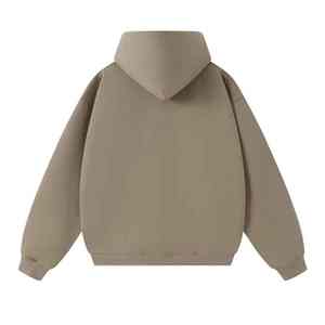 Sweat à capuche en coton personnalisé vierge de haute qualité avec logo personnalisé Sweat à capuche lourd du fabricant de vêtements de rue surdimensionnés - Product Image 5