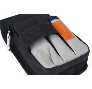Pochette à outils d'électricien compacte en nylon faite à la main |   Holster de ceinture à 5 poches OEM/ODM avec clip métallique robuste et mousqueton - Product Image 4