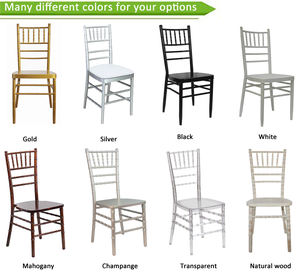 Nouveau design métal <span class=keywords><strong>royal</strong></span> sillas meubles d'hôtel fantaisie mariage tiffany événement chiavari chaise de bar - Product Image 5