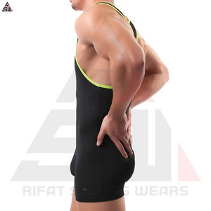Wholesale Sport <b>Singlet</b> <b>Men</b> Summer Tank Top Breathable Gym Clothing Muscle Fit Solid Color Premium Cotton Knitted Customizable - Product Image 3