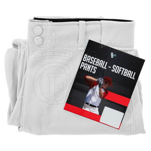 Nouvel arrivage de pantalons de baseball personnalisés, vêtements de sport légers et décontractés avec motif droit taille moyenne et délavage foncé - Product Image 5