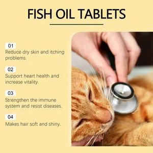 OEM/ODM CatImmuneWellness Golosinas Blandas <span class=keywords><strong>de</strong></span> Aceite <span class=keywords><strong>de</strong></span> Pescado para <span class=keywords><strong>Perros</strong></span> y Gatos - Apoyo Inmunológico con Vitaminas y Minerales, Sin Granos, Absorción Rápida - Product Image 3