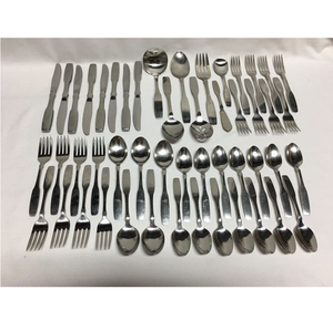 Ensemble de couverts en acier au design fantaisie Nouveau look couverts en acier miroir Couverts pour hôtel et restaurant Couverts en métal Fourchette et cuillère - Product Image 4