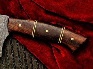 Vente en gros de couteau de cuisine Damas en acier à haute teneur en carbone couperet Hachoir fait à la main OEM personnalisable - Product Image 2