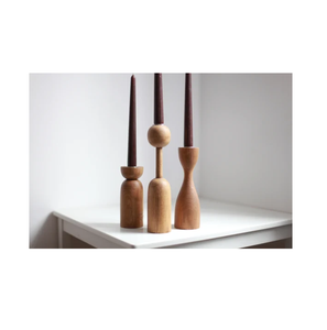 Bougeoir en bois de Noël avec doublure design Décoration de table Produit artisanal fabriqué en Inde - Product Image 2