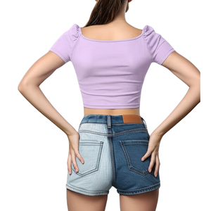 Camisa de Moda Urbana para Mujer, Prenda de Verano, OEM ODM, Marca Vietnamita, Corte Regular, Lavable, de Secado Rápido, Estampado Floral, Estilo Casual y Elegante - Product Image 4