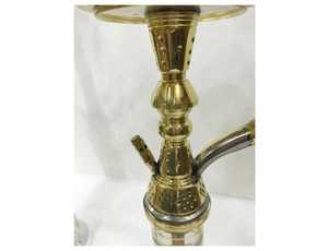 Calidad superior de lujo Farida pequeña Mini gema profunda grabada a mano de latón macizo Hookahs diseño tradicional egipcio laca personalizada - Product Image 4