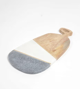 Planche à découper en bois d'acacia et en marbre Planche à découper domestique en marbre Planche à découper en bois d'acacia - Product Image 3