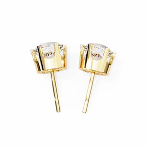 Pendientes de Diamantes Cultivados en Laboratorio Únicos de Oro de 18K para Mujer, Joyería Fina para Compromiso y Boda, Certificados por IGI, Lujosos, Premium y Elegantes - Product Image 4