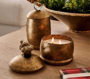 Wholesale Luxury Metal <b>Candle</b> Holders Top-Curved Bell Shape Bottom Beveled Jar <b>Lanterns</b> Customised Low Price for Ramadan - Product Image 2