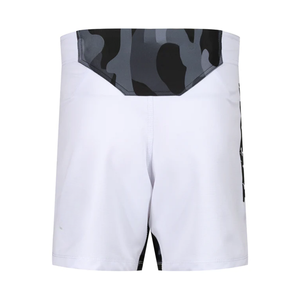 Short MMA blanc personnalisé sans GI de meilleure qualité pour hommes Short de marque sublimé avec votre logo pour les arts martiaux - Product Image 4