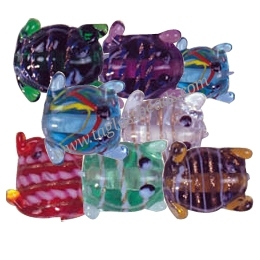 Cuentas de cristal decorativas al por mayor para trabajos de lámpara, joyería de moda, cuentas de pastel de boda en colores negro, azul y blanco, hechas de cristal - Product Image 3