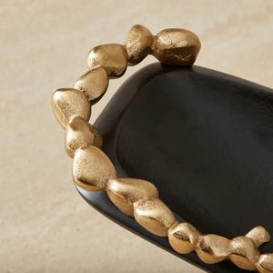 Plateau de service décoratif en marbre élégant en forme de renne, cadeau de Noël magnifique, rassemblements, vacances, artisanat en métal pour la maison, aluminium, moyen - Product Image 6