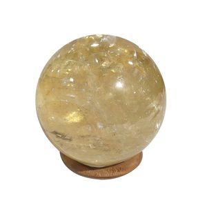 Esfera de Cristal de Calcita Amarilla para Trabajos de Sanación con Reiki y Corrección Vastu - Product Image 3
