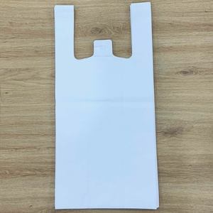 Bolsas de camiseta 70% Mango de chaleco de HDPE reciclable - Product Image 5