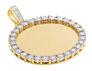 Fait sur mesure VVS Moissanite Diamant Glacé En S925 Argent Hip Hop Image Mémoire Pendentif Pour Rappeur Cadeau - Product Image 2