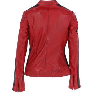 Women's Top Trending Custom Autumn <b>Winter</b> <b>Leather</b> <b>Jackets</b> Solid Turn Collar Design Full Sleeves Breathable Satin Lining - Product Image 3