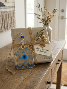 House Design Evil Eye <b>Wall</b> <b>Decor</b> Gold Nazar Amulet Turkish Lucky Charm Housewarming Gift Home Decoration - Product Image 4