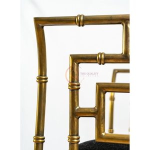 Banco de Venta caliente Sofá DE BODA DE ACERO INOXIDABLE Chaise Chairs de novia y novio para recepción de boda en juego de restaurante - Product Image 6