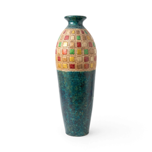 Maceta Gigante de Terracota con Mosaico Chitram, Estilo Art Deco - Product Image 1
