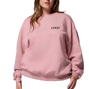 Sweat-shirt pour femmes avec logo personnalisé, prix avantageux pour les commandes en gros, design à col rond, manches longues, service OEM, design 2026 - Product Image 1