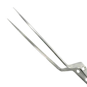 Tijeras de Pinza para Tumores Yasargil de Acero Inoxidable de Alta Calidad, Forma de Bayoneta Manual, Rectas, 5 mm, Fenestradas, Tipo Cuchara - Product Image 2