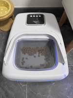 Distributeur automatique de nourriture intelligent RFID pour chats et chiens, identification intelligente, distributeur de repas automatique avec couvercle transparent