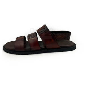 Último diseño Hombres Sandalias de cuero Bajo MOQ Hombres Sandalias de cuero Venta caliente Hombres Sandalias de cuero - Product Image 3