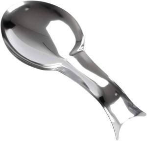 ดูเรียบง่ายและมีระดับในราคาไม่แพงเครื่องครัวที่วางช้อนโลหะช้อนซุปส่วนที่เหลือด้านบนช้อนสแตนเลสส่วนที่เหลือ - Product Image 4