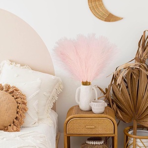 Rosa finta <span class=keywords><strong>pampa</strong></span> decorazione erba 55Cm canne finte per la casa matrimonio stile bohémien decorazione artificiale <span class=keywords><strong>pampa</strong></span> erba fiori - Product Image 5