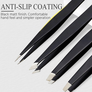 Pinzas para cejas, 1 Uds., pinza para el pelo de acero inoxidable, recortadora de cejas, Clip para extensión de pestañas, maquillaje para mujer, herramientas de belleza ecológicas - Product Image 5