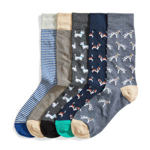 Calcetines de vestir estampados cómodos para hombres de alta calidad, calcetines largos transpirables de algodón peinado para Unisex - Product Image 2