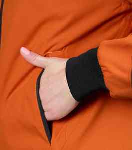 Veste d'équitation d'hiver pour femmes, tissu extensible respirant, chaude, confortable, durable, logo personnalisé pour l'équitation - Product Image 5