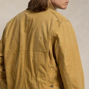 Vestes 100% coton pour hommes, couleur unie, style High Street, toile, quantité minimale de commande bas pour l'extérieur. - Product Image 4