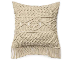 Handmade Macrame Fringe Knitting Cushion Cover Manufacture Cotton <b>Throw</b> <b>Pillow</b> Case for Living Room Home Decor Hotel Supplies - Product Image 5
