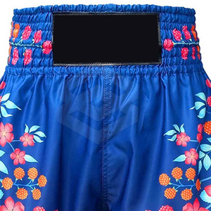 Pantalones Cortos de Muay Thai para Hombre Hechos a Medida, Cintura Elástica, para Adultos, Ligeros, Transpirables, con Estampado Digital Sólido - Product Image 5