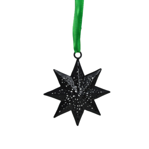 Recién llegados, estrella de diseño de Metal para colgar, diseño de acabado pintado con Metal sólido, colgante de Navidad para el hogar para colgar, diseño - Product Image 1
