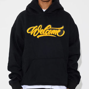 Sudaderas con capucha bordadas de poliéster a la moda Diseño de logotipo deportivo personalizado Personalización a granel Sudaderas con capucha informales para hombres - Product Image 2