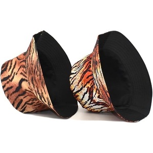 Cross-Border New Leopard Print Fisherman <b>Hat</b> Men's Women's Casual Sun Protection Basin <b>Hat</b> Fashion All-Match Character Style <b>Hat</b> - Product Image 2