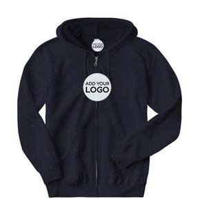 เสื้อฮู้ดฟลีซแบบซิปเต็มตัว ผ้าผสมสามเนื้อ ทรงยูนิเซ็กซ์ ทรงปกติ ปลายแขนและขอบเอวแบบริบ กระเป๋าแบบจิงโจ้ เสื้อฮู้ดแบบซิป - Product Image 6